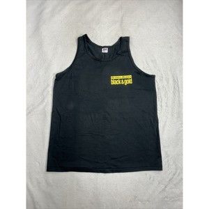 Vintage 90’s USA Benson & Hedges Black & Gold Cigarette T-Shirt Tank Top XL
